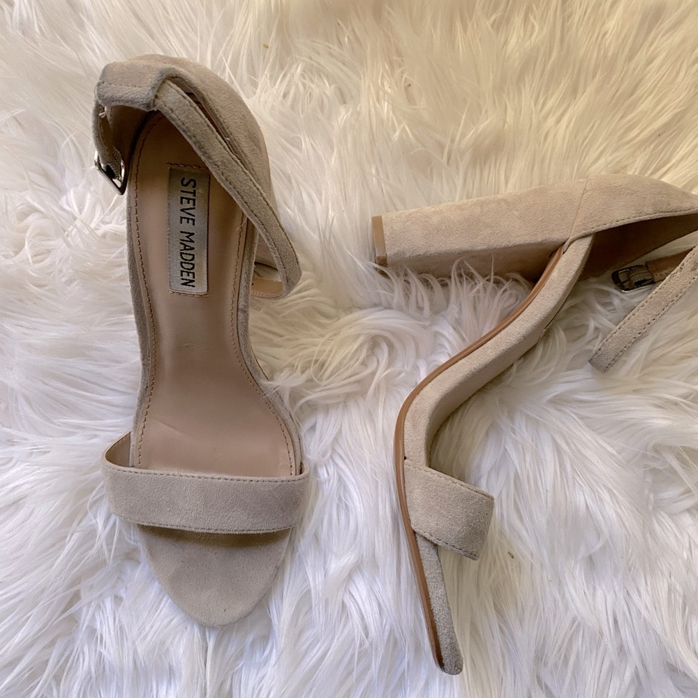 Steve Madden Ankle Strap Block Heel